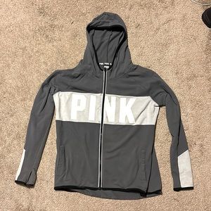 PINK Women’s Large Zip-Up Hoodie